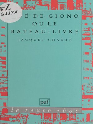 cover image of «Noé» de Giono ou Le bateau-livre